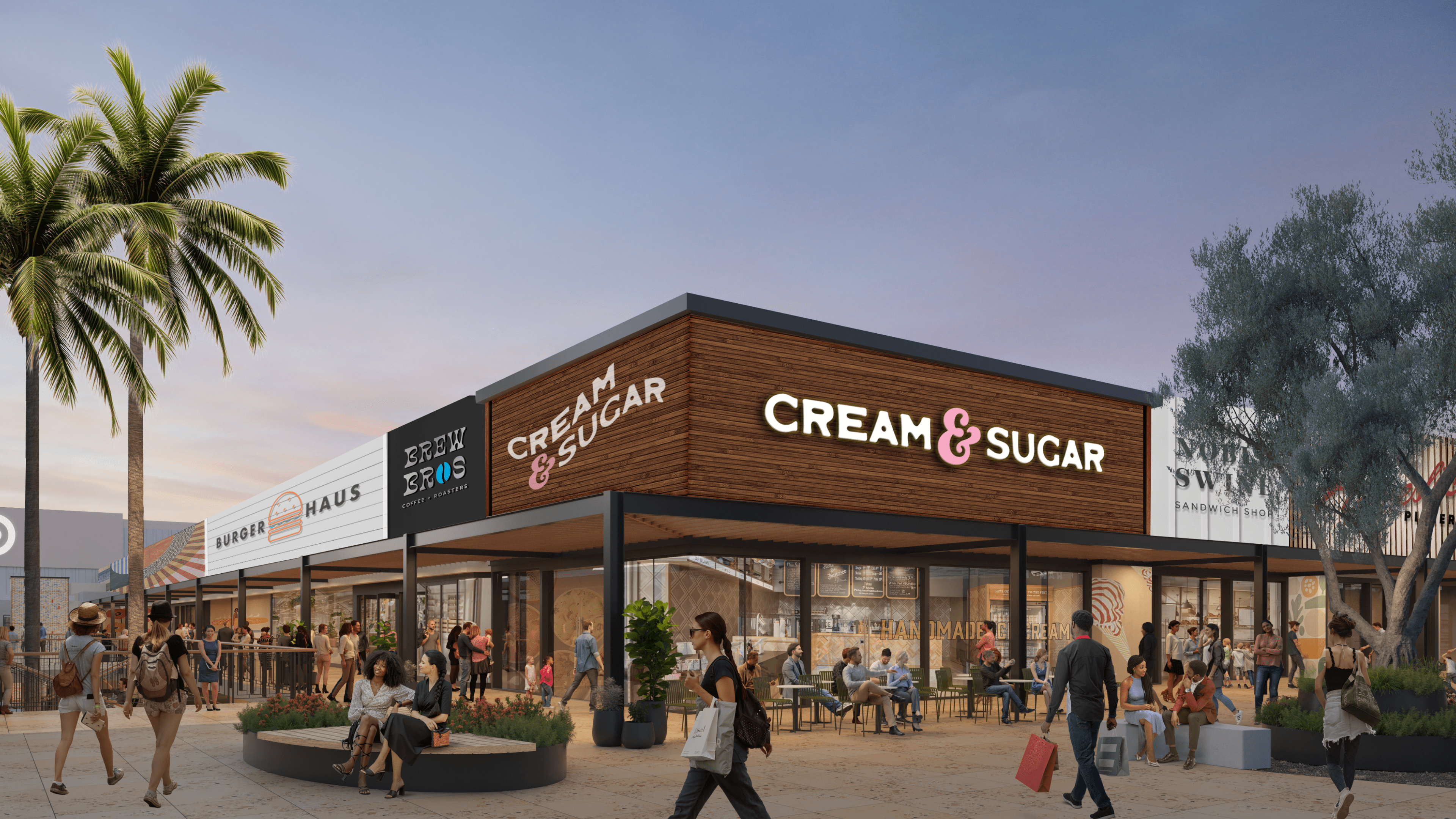 Plaza render 4
